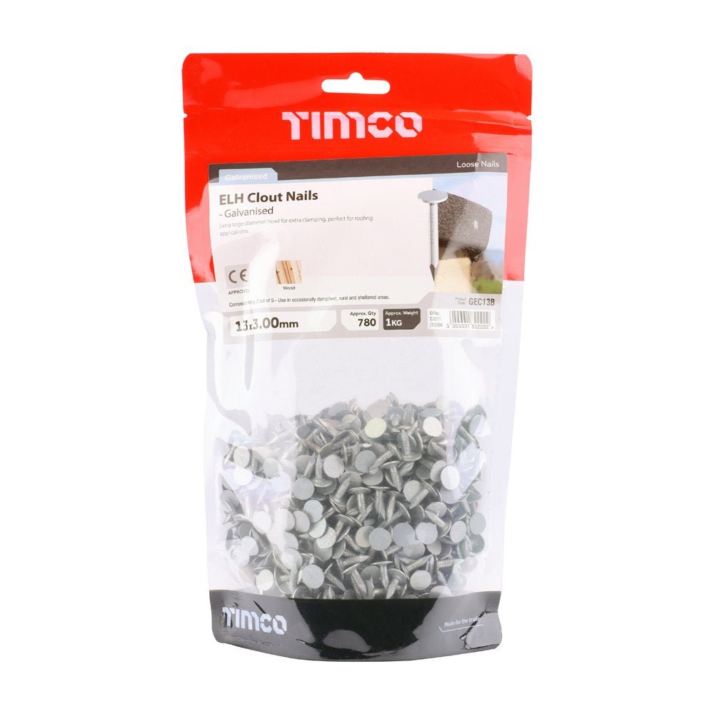 Galvanised Clout Nail - Timco - Decking Delivery